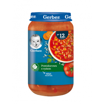 Gerber Pomidorowa z ryzem 250g