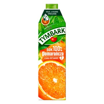 Tymbark Sok 100% Pomarańcza 1l