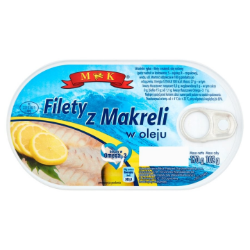 Filety z Makreli MK w Oleju...