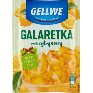 Galaretka Gellwe Cytrynowa 72G