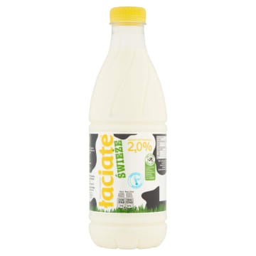 Mleko Łaciate 2% w butelce 1L