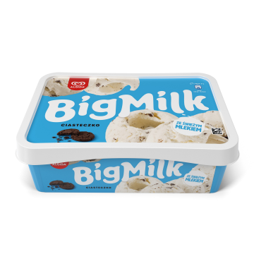 Lody Big Milk Ciasteczko 900ML