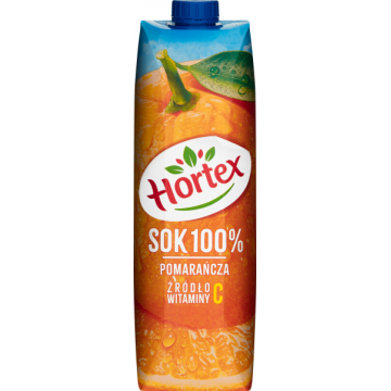 Hortex Sok 100% Pomarańcza 1l