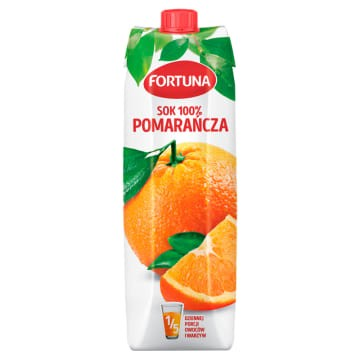 Fortuna Sok 100% Pomarańcza 1l