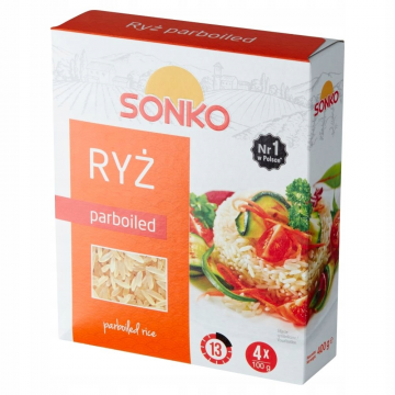 Ryż Sonko Parboiled 4x100G