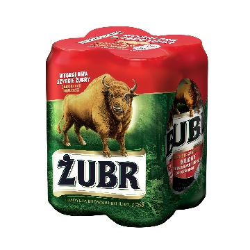 Piwo Żubr 4-Pak 0,5L
