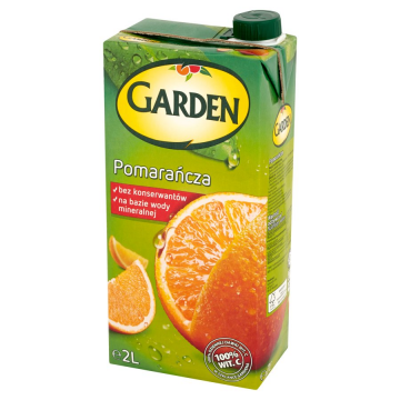 Napój Garden Pomarańcza 2L