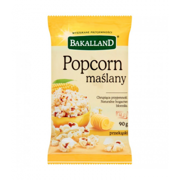 Popcorn Maślany Bakalland 90G