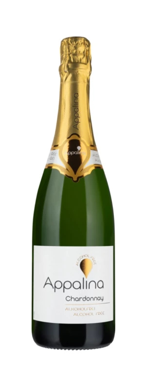 Wino musujące Appalina Chardonnay 0% białe, półsłodkie 0,75l