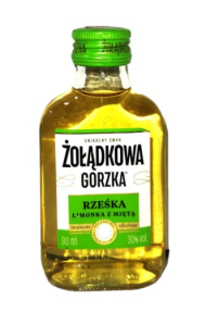Wódka Żołądkowa Gorzka Rześka Limonka z Miętą 90ml