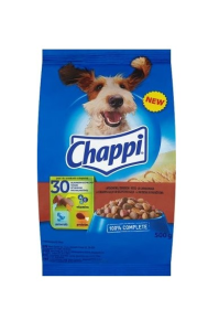 karma dla psów Chappi z wołowiną i drobiem worek 500g