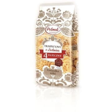 Makaron Polmak Tradycyjny 4-Jajeczny Gniazdka Nitki 500G