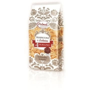 Makaron tradycyjny 4 jajeczny Gniazdka wstążki 0,5KG