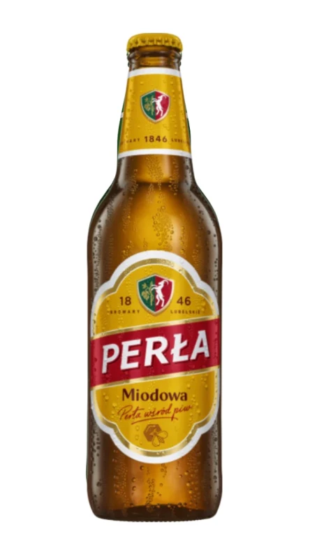 Piwo Perła Miodowa 0.5l but