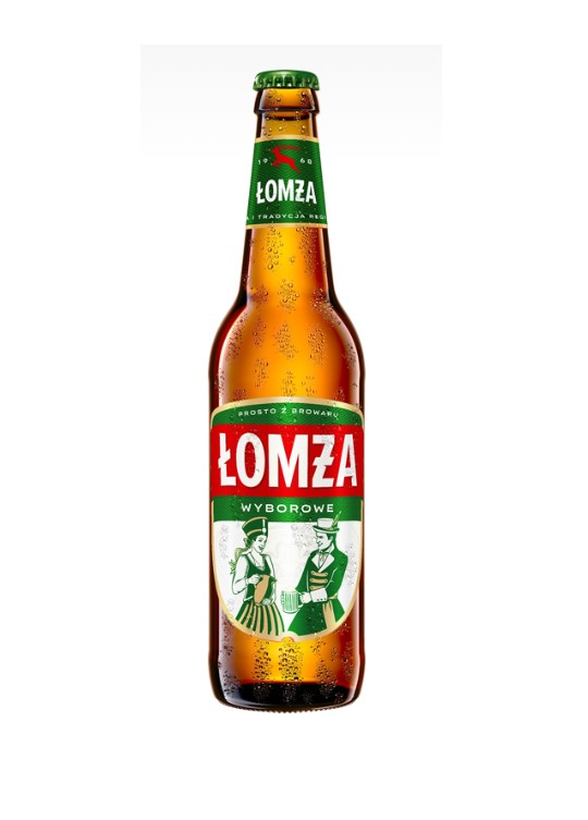 Piwo Łomża Wyborowa 0.5l But/zw