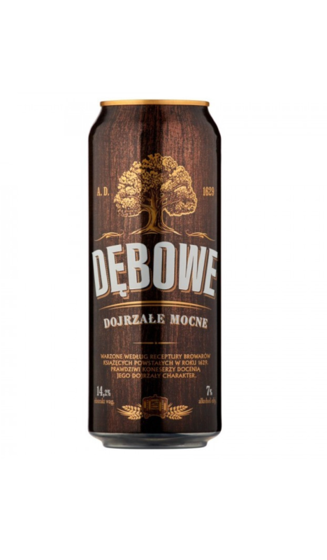 Piwo Dębowe 0,5l puszka