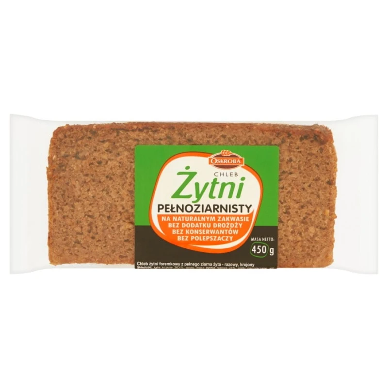Oskroba Chleb żytni pełnoziarnisty 400 g