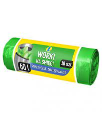 Worki na Śmieci Wiazane 60L 18szt. Lewiatan