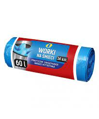 Worki na Śmieci Wiązane Super Mocne 60L 14szt. Lewiatan