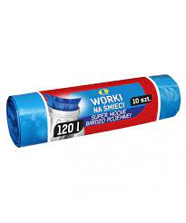 Worki na Śmieci Super Mocne 120L 10szt Lewiatan