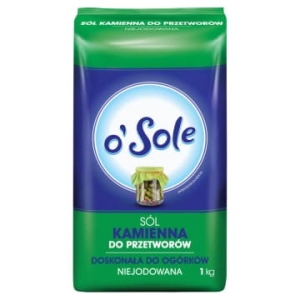 Sól kamienna Niejodowana O'Sole 1KG