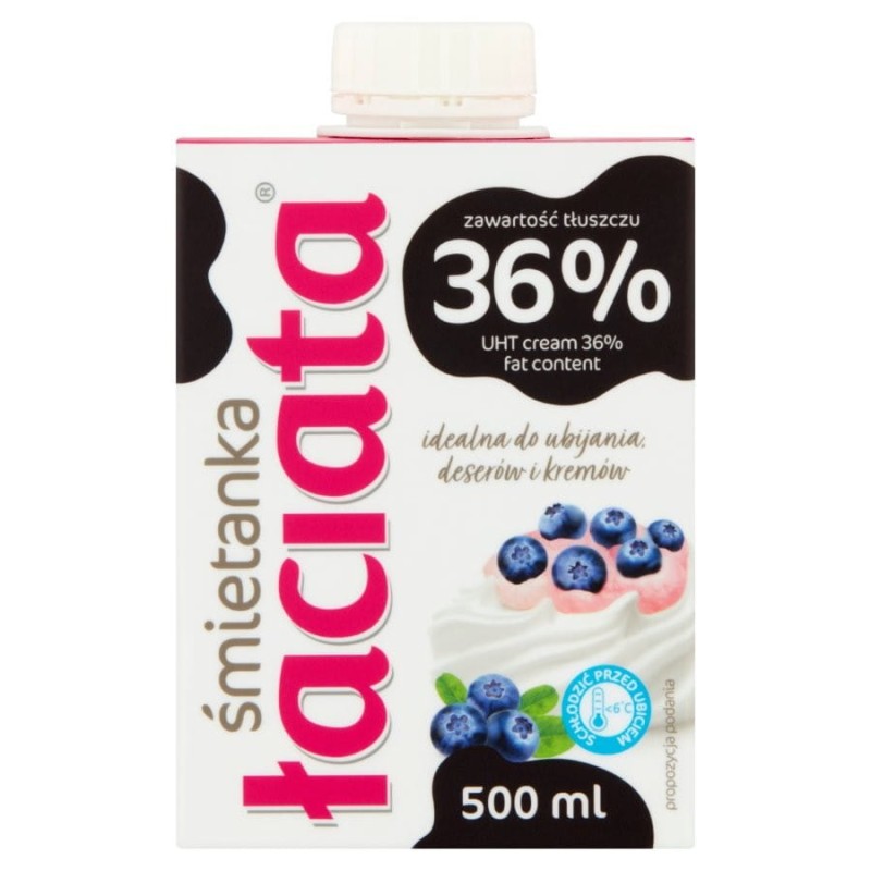 Łaciata Śmietanka 36% 0,5L