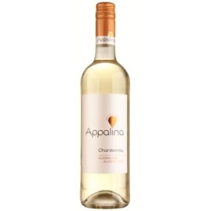 Wino Appalina Chardonnay 0% białe, półwytrawne 0,75l
