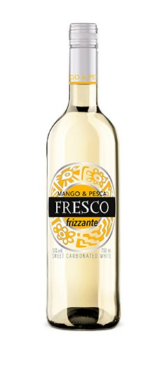 Wino Fresco Frizante mango białe, słodkie 0,75L