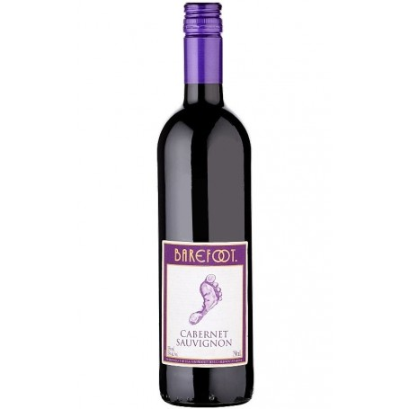 Wino Barefoot Cabernet Sauvignon czerwone półsłodkie 0,75l.