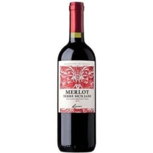 Wino Merlot Terre Siciliane C/W 0,75L