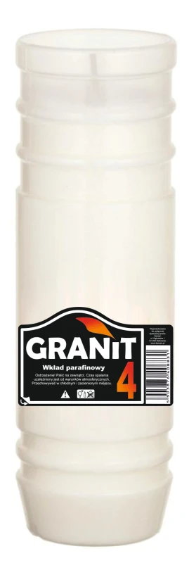 Wkład do zniczy 4d Granit