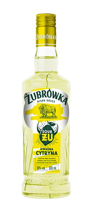 Wódka Żubrówka Kwaśna Cytryna 0.5L
