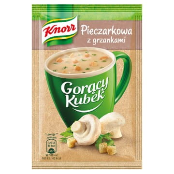 Zupa Gorący Kubek Knorr Pieczarkowa z Grzankami 15G