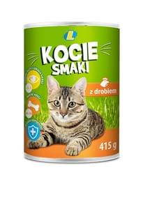 Karma dla Kota Drób Puszka Lewiatan 415G
