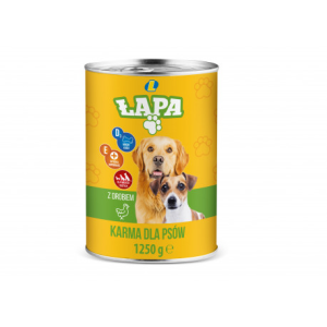 Karma dla Psa Drób Puszka Lewiatan 1,25KG