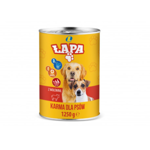 Karma dla Psa Wołowina Puszka Lewiatan 1,25G