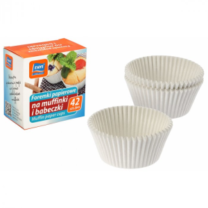 Foremki papierowe na muffinki i babeczki 42szt.