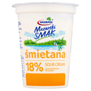 Śmietana 18% Mlekpol 400G