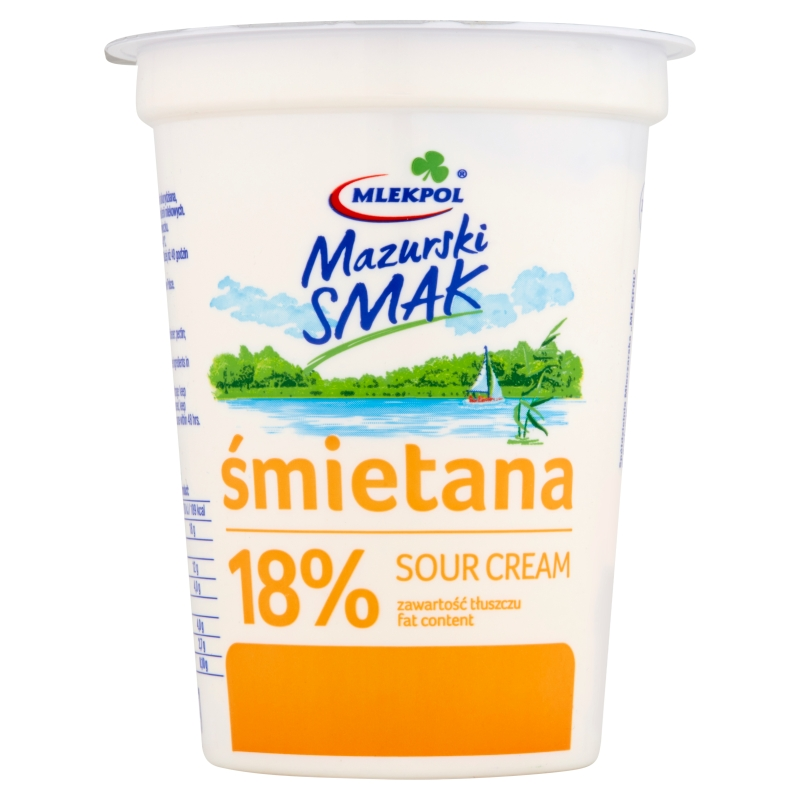 Śmietana 18% Mlekpol 400G