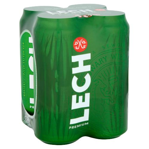 Piwo Lech 4x0,5L puszka