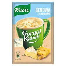Zupa Gorący Kubek Knorr Serowa z Grzankami 22G 1