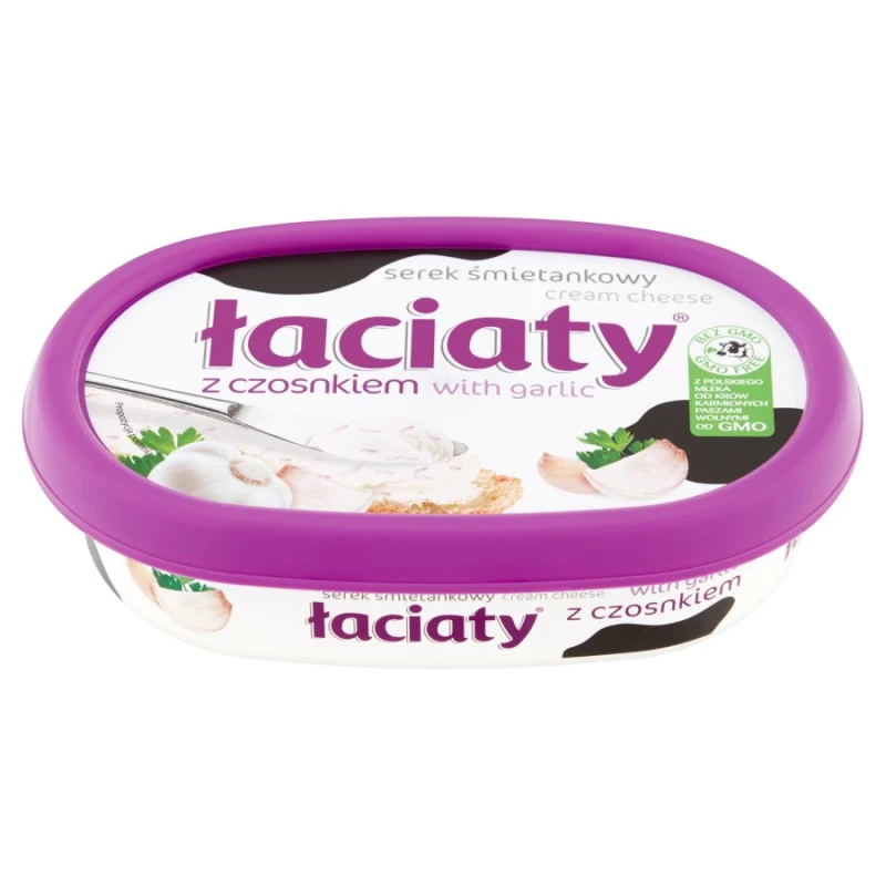 Serek Śmietankowy Łaciaty z Czosnkiem 135G