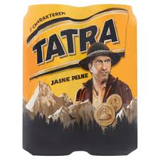 Piwo Tatra Jasne Pełne 4x0,5L puszka
