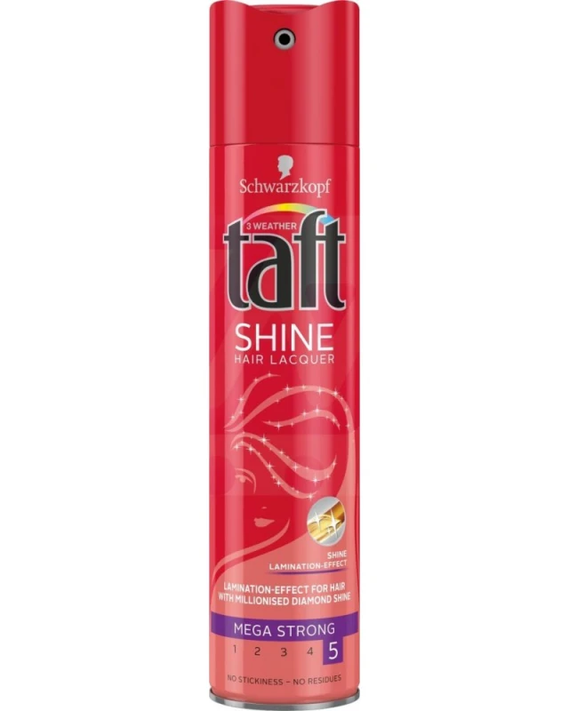 Lakier do Włosów Taft Shine Ultra Strong 250ML