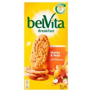 Ciastka Belvita Orzechy i Miód 300G