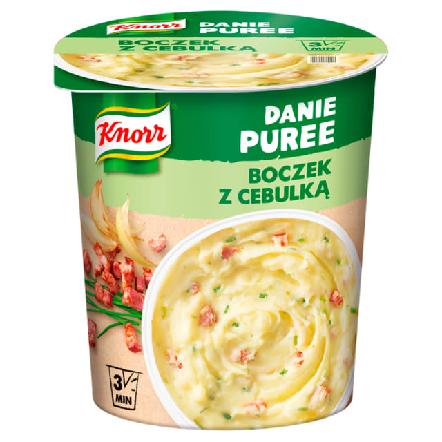 Danie Błyskawiczne Knorr Puree z Boczkiem i Cebulką 51G