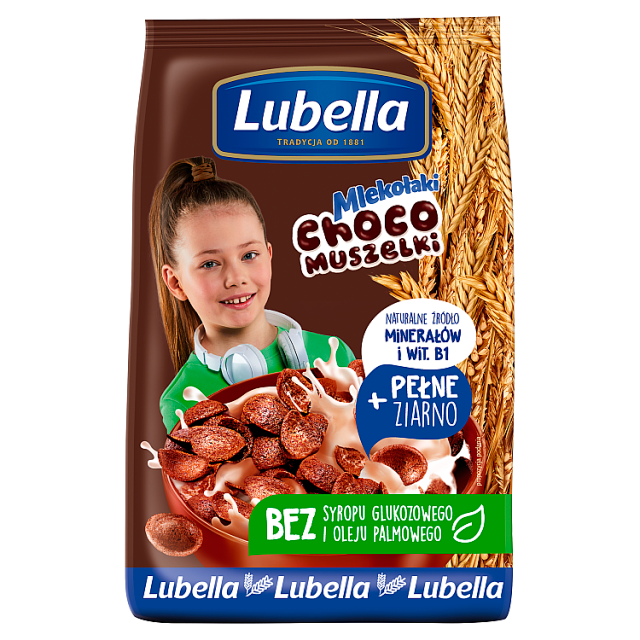 Płatki Śniadaniowe Lubella Choco Muszelki 250G