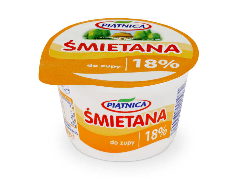 Śmietana 18% Piątnica 200G