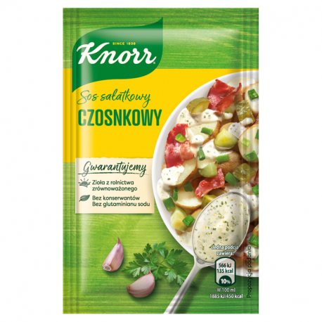 Sos Sałatkowy Knorr Czosnkowy 8G