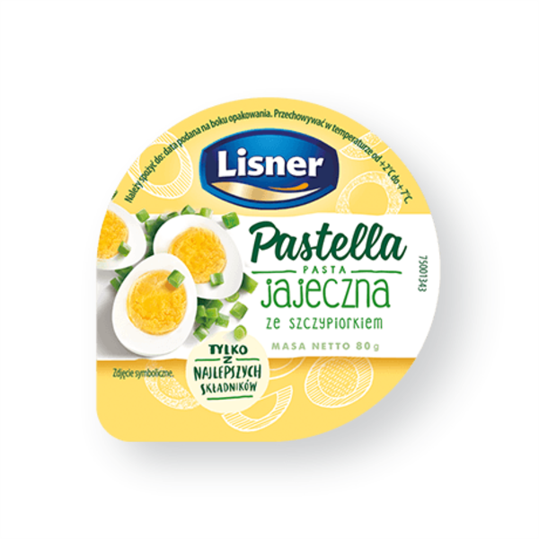 Pastella Lisner jajeczna ze szczypiorkiem 80G